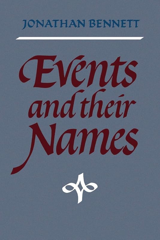 Events And Their Names by Jonathan Bennett
