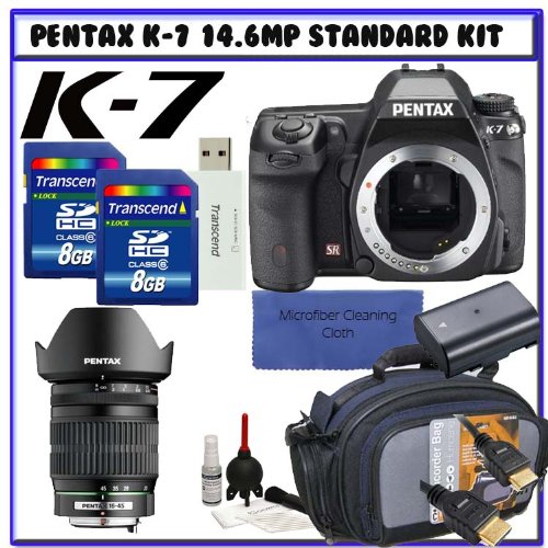 Pentax K7 14.6 MP Digital SLR with Shake Reduction and 720p HD Video
