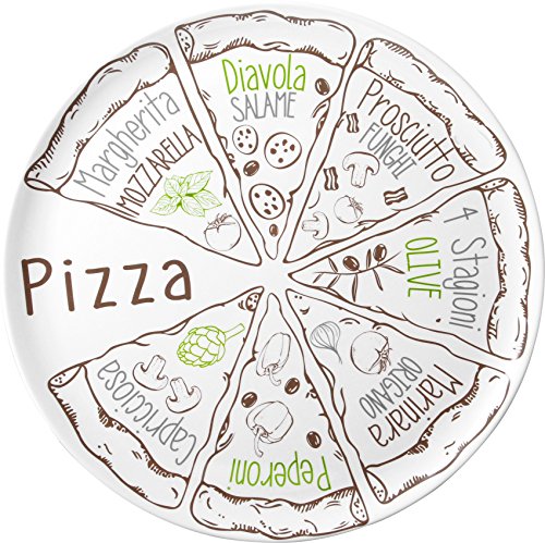 Algopix Similar Product 18 - Brunner FRA550617 Pizza Plate Set of 2