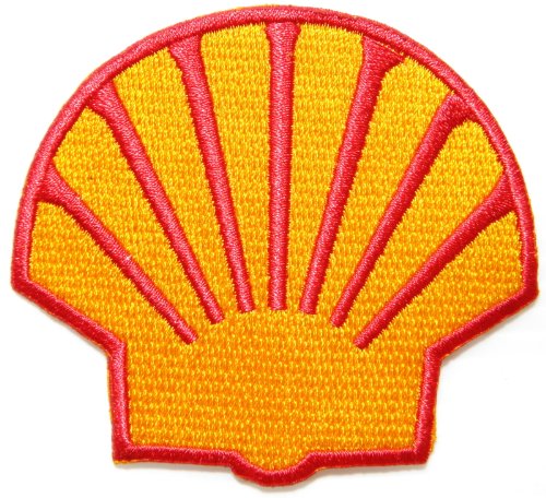 Shell Oil Gasoline Station Logo Sponser Racing Biker Team Club Jacket T-shirt Patch Sew Iron on Embroidered Emblem Badge Sign