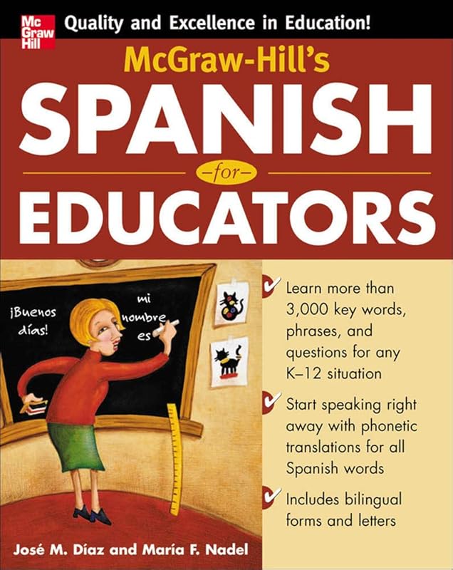 McGraw-Hill's Spanish for Educators (Book Only) by José M. Díaz