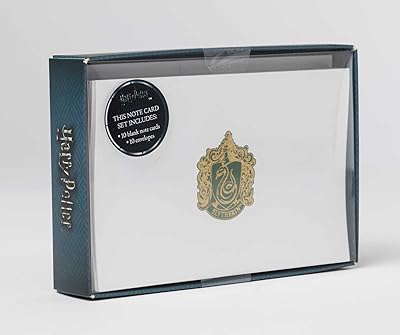 Harry Potter: Slytherin Foil Note Cards (Set of 10)