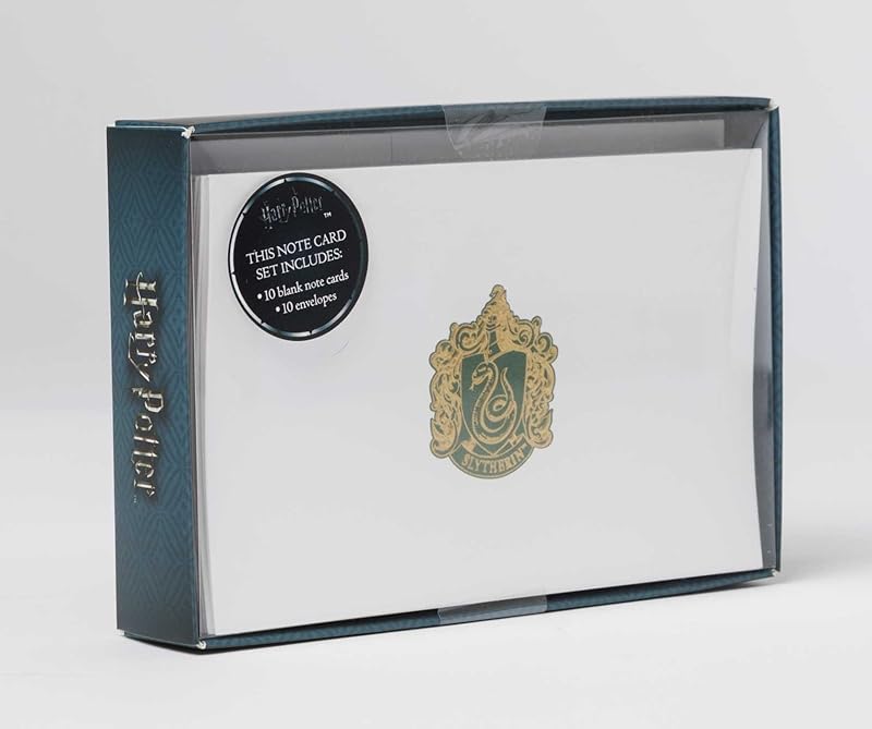 Harry Potter: Slytherin Foil Note Cards (Set of 10) by Insight Editions