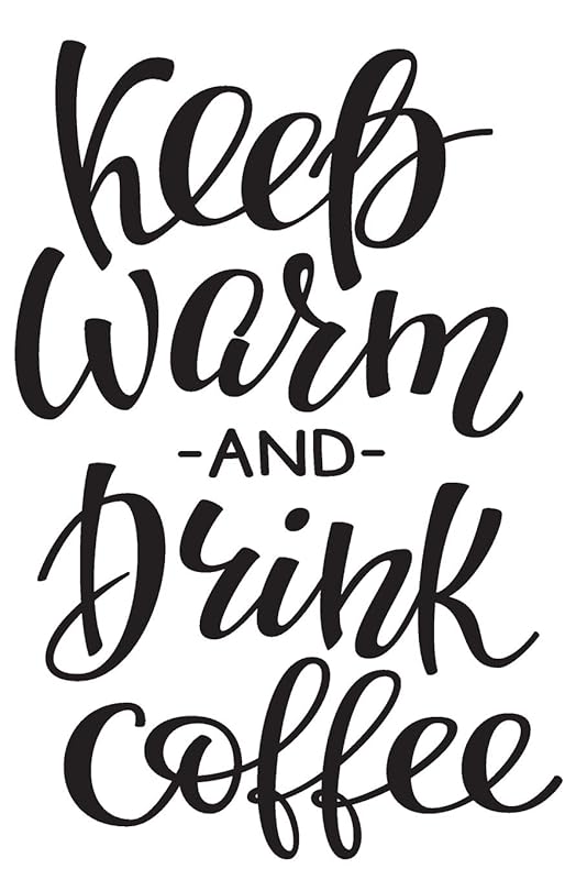 Keep Warm And Drink Coffee: 6x9 College Ruled Line Paper 150 Pages by Foodietoon
