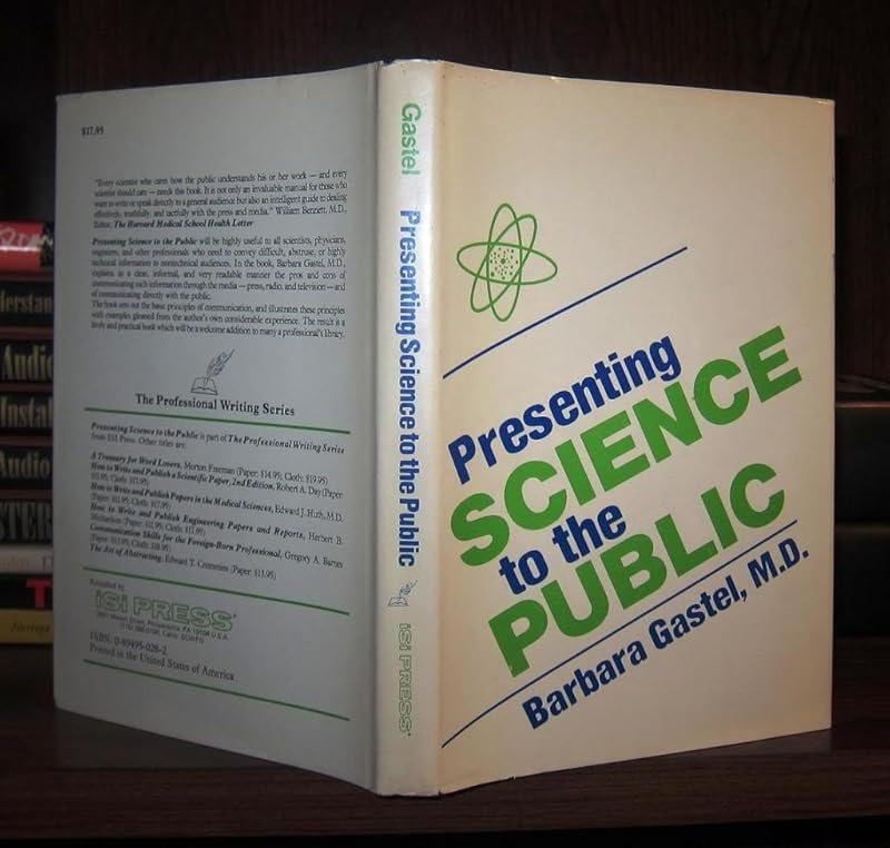 Presenting Science to the Public by Barbara Gastel