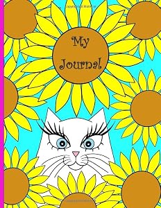 Cat Writing Journal by Mickey Linder