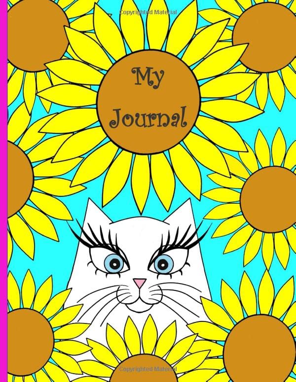 Cat Writing Journal by Mickey Linder