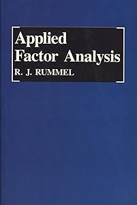 Applied Factor Analysis by Rudolf J. Rummel