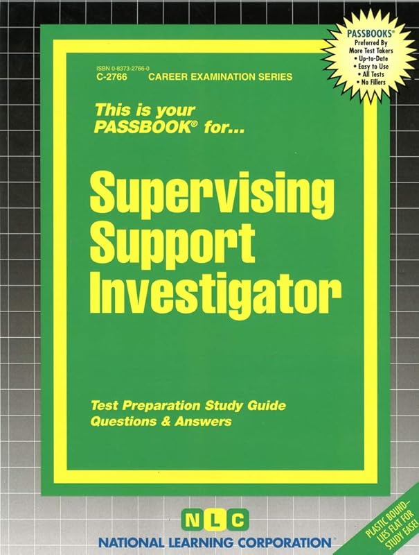 Supervising Support Investigator(Passbooks) (Career Examination Series) by National Learning Corporation