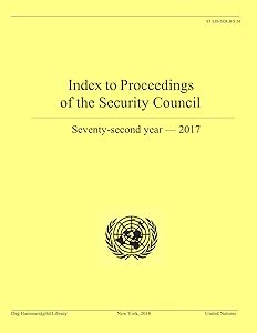 Index to Proceedings of the Security Council: Seventy-second Year, 2017