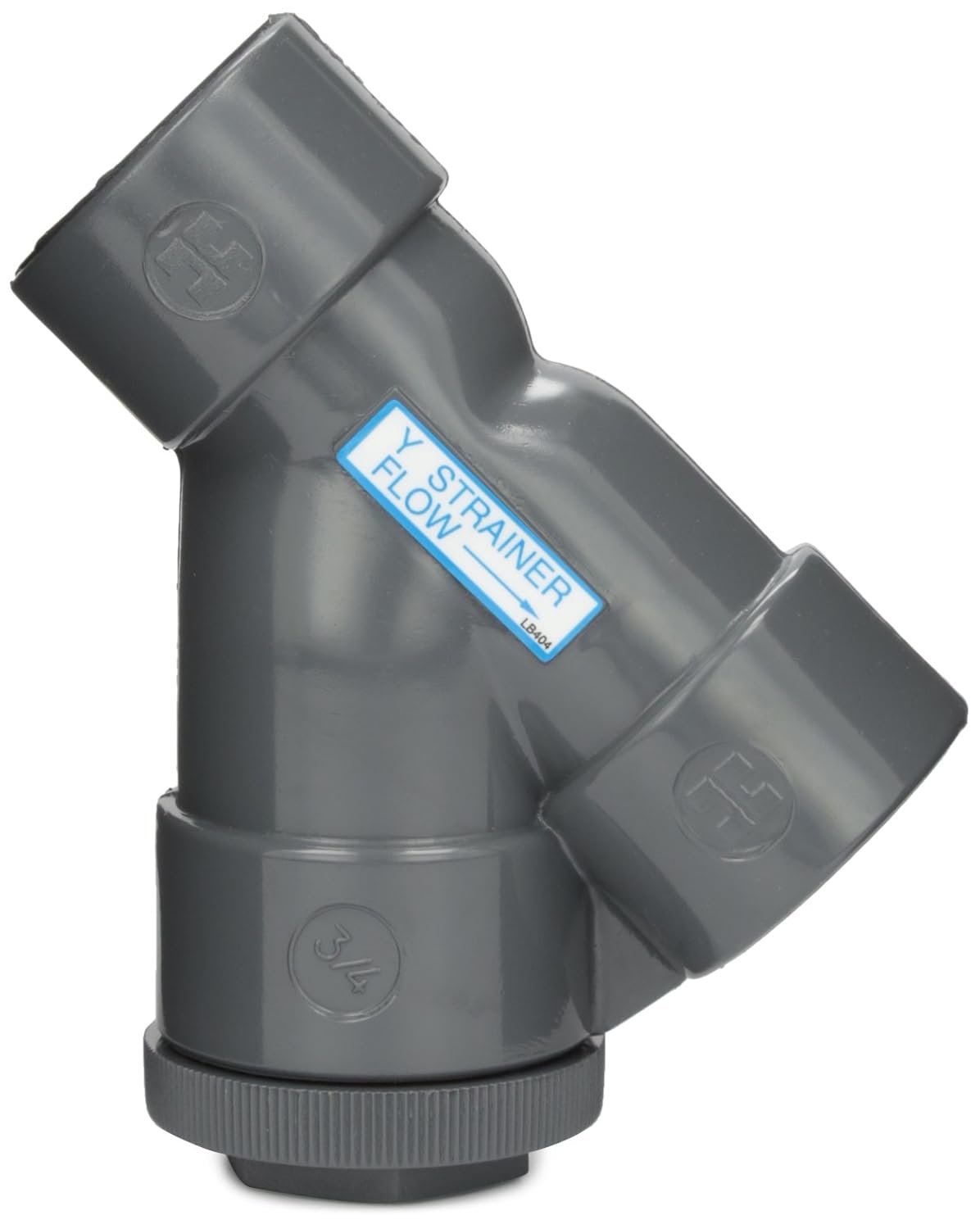 

Hayward YS10075S 3/4-Inch Socket PVC Y-Strainer with FPM O-ring Seals