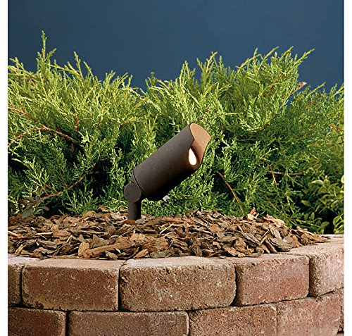 

Kichler 15384AZT24 1-Light Landscape 12V Accent in Textured Architectural Bronze