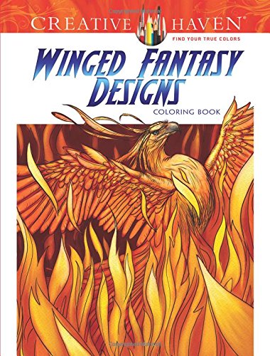 Creative Haven Winged Fantasy Designs Coloring Book (Adult Coloring)