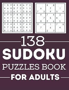 Sudoku Puzzles Book for Adults: 138 Sudoku Puzzles For Adults by Deeasy Books