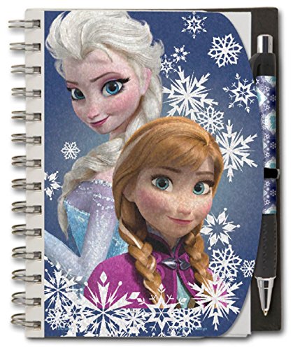 National Design Disney Frozen Anna and Elsa Metallic Deluxe Autograph Book and Pen (13904-frz)