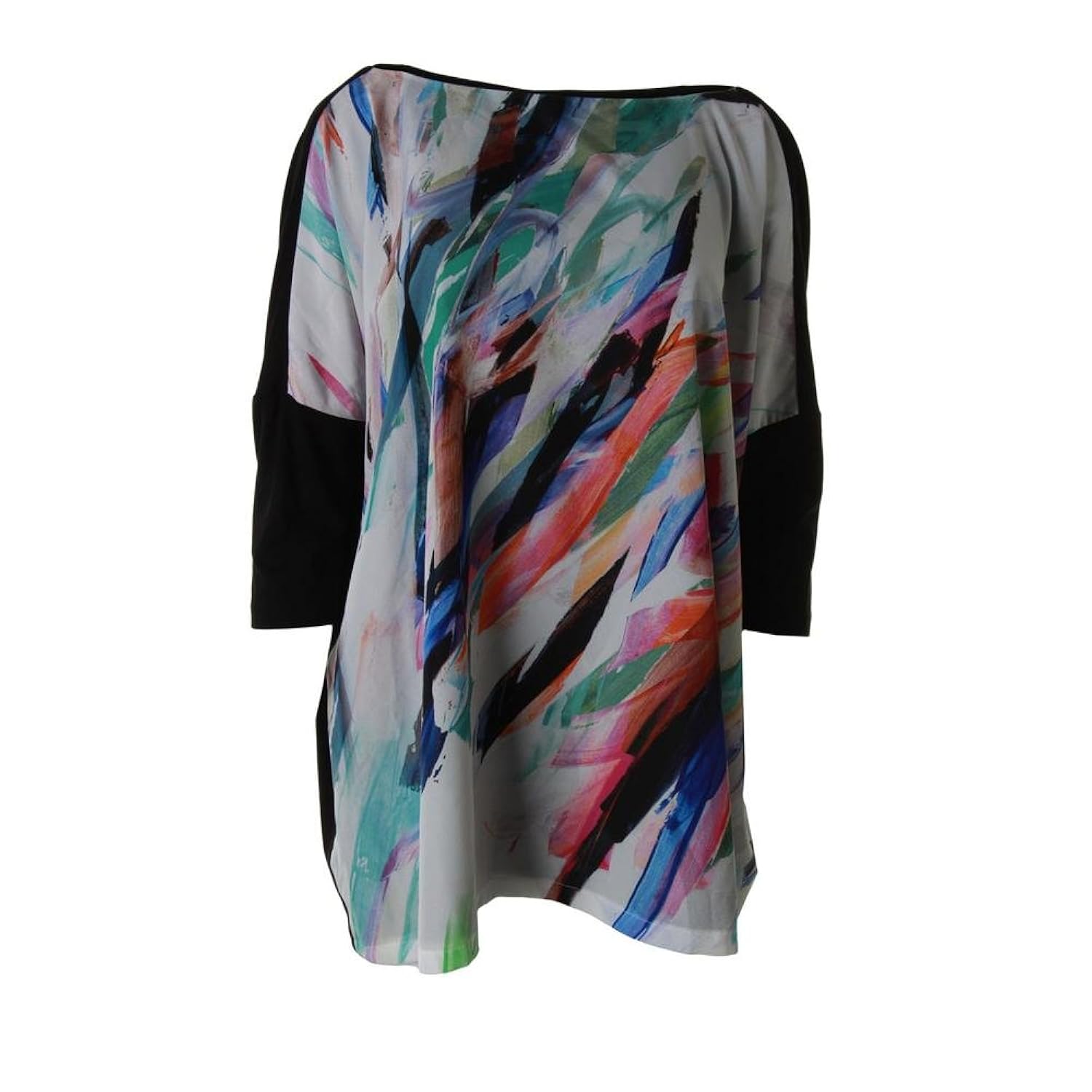 

Marina Rinaldi by Max Mara Womens Plus Victoria Oversized Printed Pullover Top