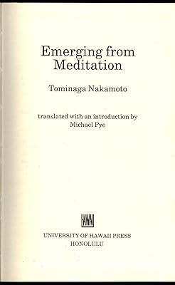 Emerging from Meditation