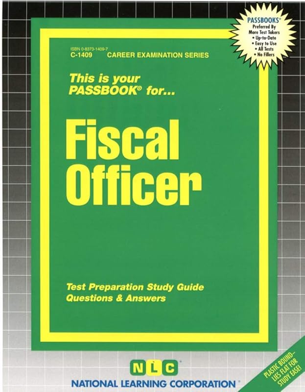 Fiscal Officer(Passbooks) (Career Examination Series) by National Learning Corporation