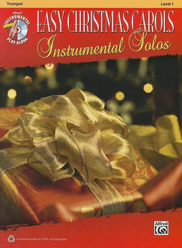 Easy Christmas Carols Instrumental Solos: Trumpet, Book & CD (Easy Instrumental Solos Series) by Bill Galliford
