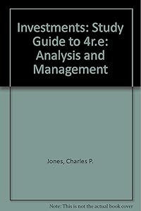 Investments: Analysis and Management, 4th Edition. Study Guide