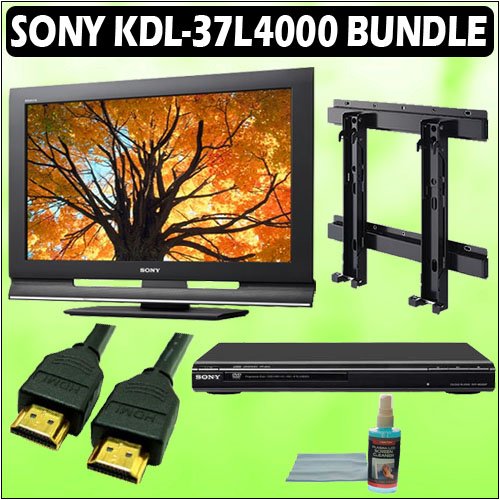 Sony Bravia LSeries KDL37L4000 37inch 720P LCD HDTV + Sony DVD