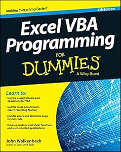 Excel VBA Programming For Dummies