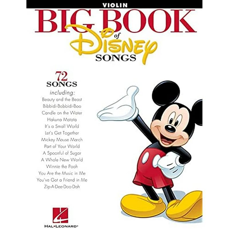 The Big Book of Disney Songs: Violin by Various