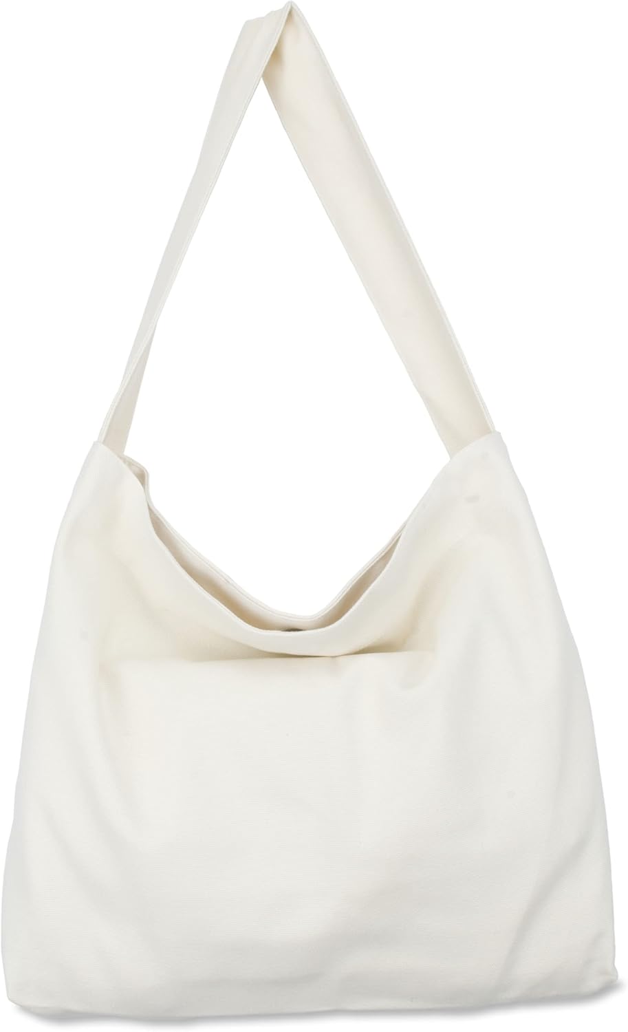 Canvas Bag With Magnetic Snap Large Size Simple Design Thick And Sturdy_voghion.com