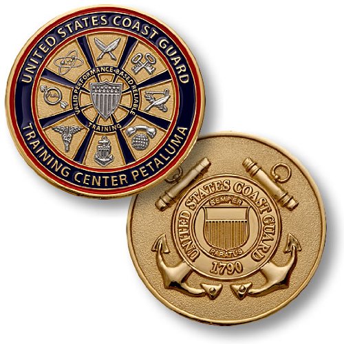 Coast Guard Training Center Petaluma Challenge Coin
