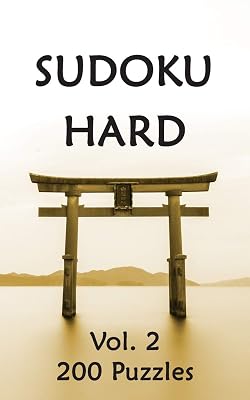 SUDOKU HARD: Vol. 2, 200 Puzzles