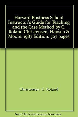 Teaching and the Case Method