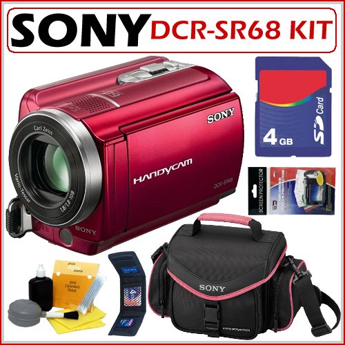 Sony DCRSR68 80GB Hard Disk Drive Handycam Camcorder with 60x Optical