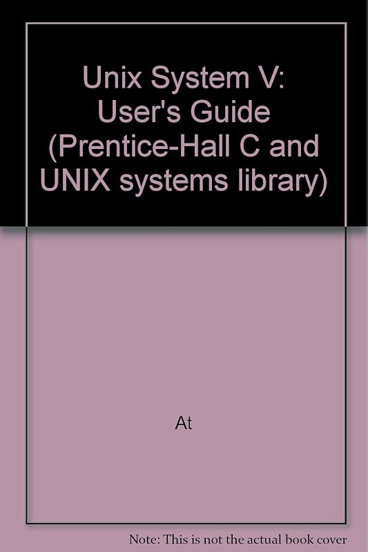 Unix System V User's Guide by AT & T