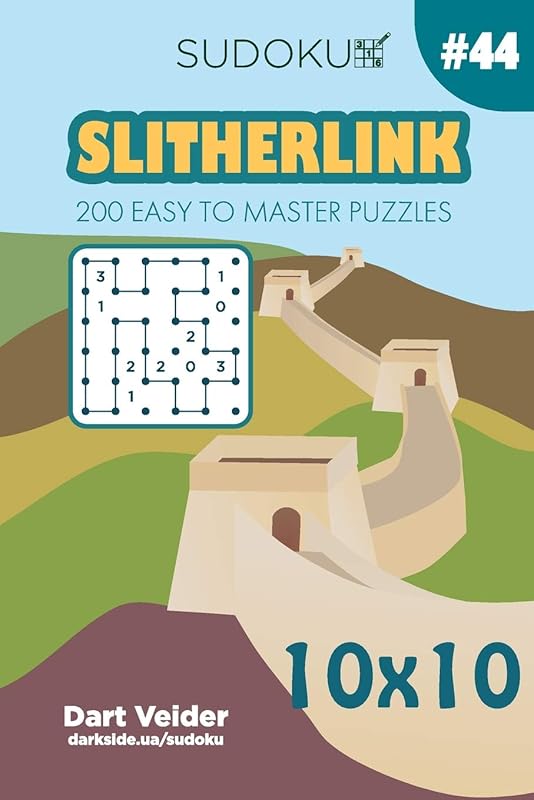 Sudoku Slitherlink - 200 Easy to Master Puzzles 10x10 (Volume 44) by Dart Veider