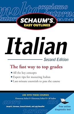 Schaum's Easy Outline of Italian, Second Edition (Schaum's Easy Outlines)