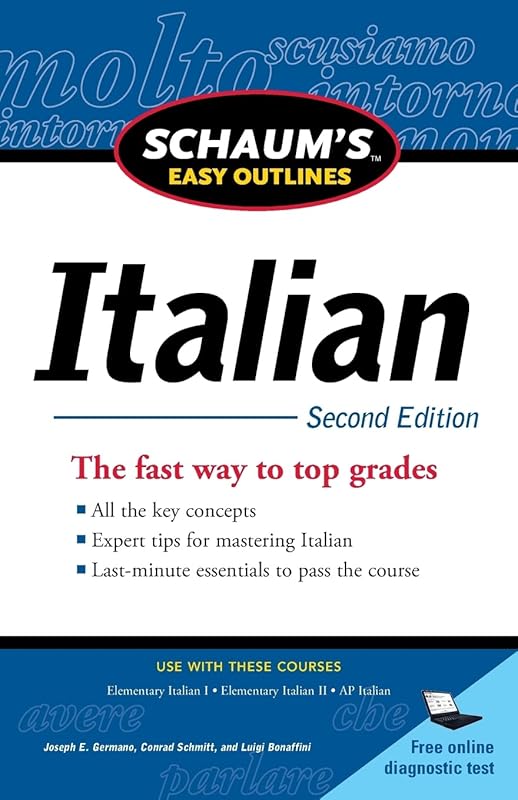 Schaum's Easy Outline of Italian, Second Edition (Schaum's Easy Outlines) by Luigi Bonaffini