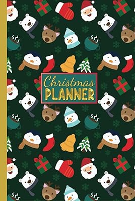Christmas Planner: The Ultimate Organizer - Holiday Shopping List - Gift Planner - Online Shopping Organizer - Card Address Book Tracker - Countdown to Christmas (Christmas Green Cover)