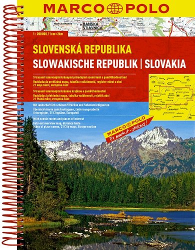 Algopix Similar Product 6 - Slovakia Marco Polo Road Atlas 1200
