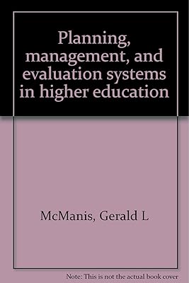 Planning, management, and evaluation systems in higher education