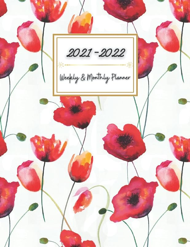 2021-2022 Planner - Weekly & Monthly Planner 2021-2022 - Sep 2021 - Jul 2022, 8.5" x 11" (Paperland Bloom Planners) by Paperland Bloom