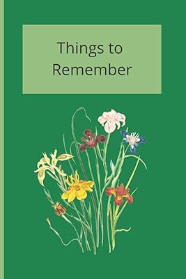 Things to Remember: Reminder Journal