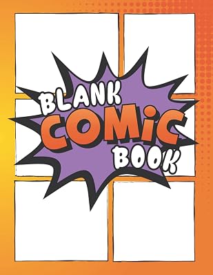 Blank Comic Book: Many and varied templates for drawing comics, for kids, teens and adults. Draw your own comics, create your own comic book hero, ... book story. (Comic book maker for kids).