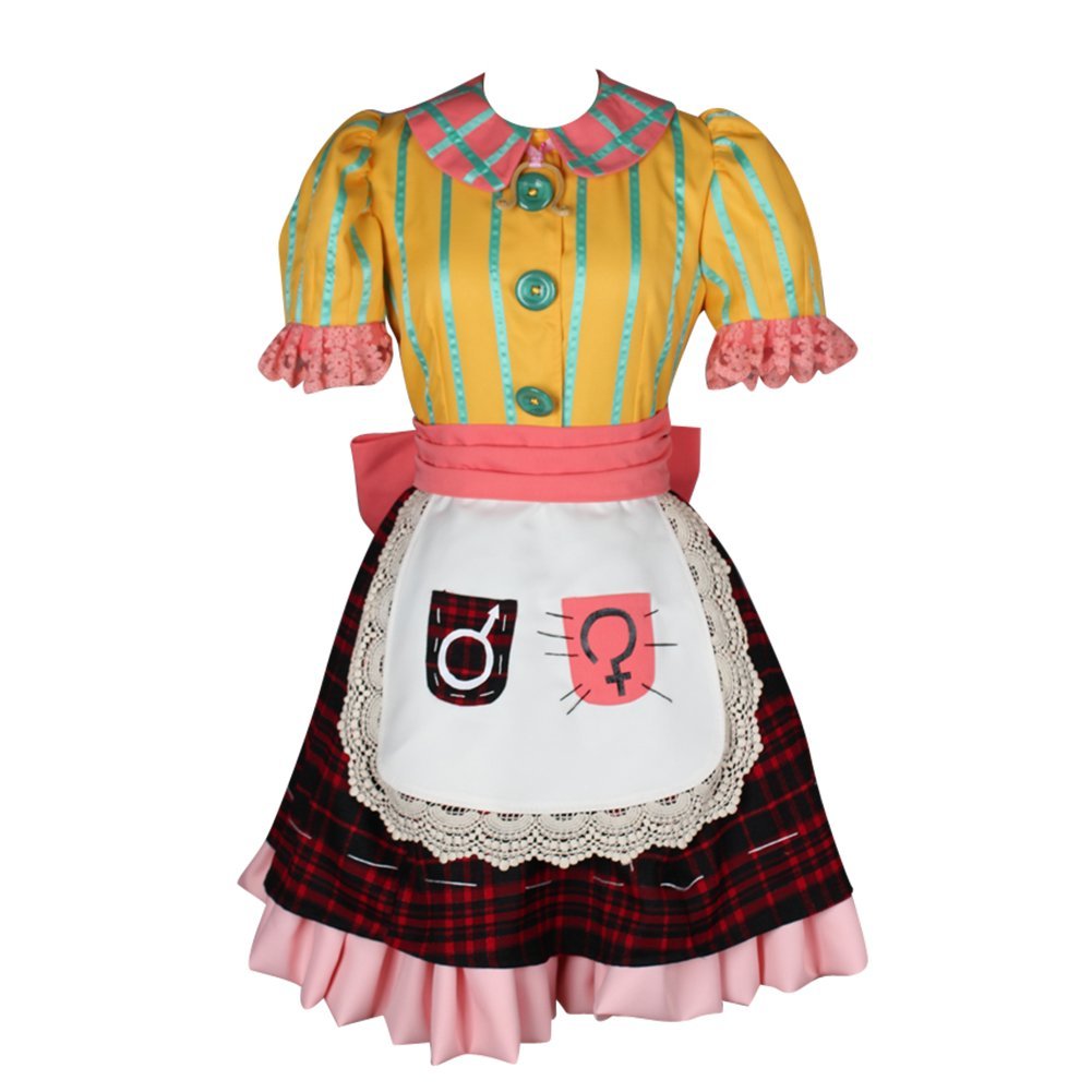 

(Procosplay)alice: Madness Returns Alice Cosplay Costume &100% Hand Made