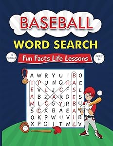 Baseball Word Search Book: Fun and Learning Activity Sports Puzzles for Kids 9 to 12 by Susan Tavarez