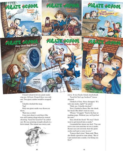 Pirate School: Camp Buccaneer / Treasure Trouble / Port of Spies / Attack on the High Seas! / Ahoy, Ghost Ship Ahead! / the Curse of Snake Island by Brian James