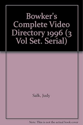 Bowker's Complete Video Directory 1996 (3 Vol Set. Serial)