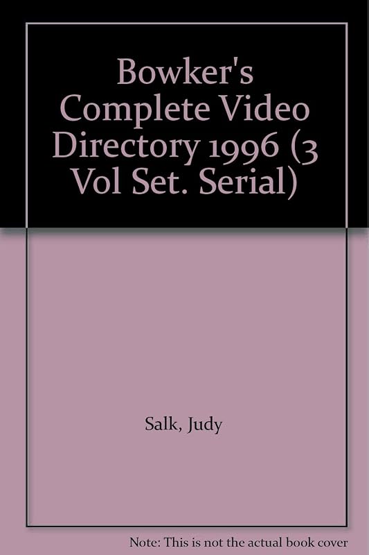 Bowker's Complete Video Directory 1996 (3 Vol Set. Serial) by R.R. Bowker