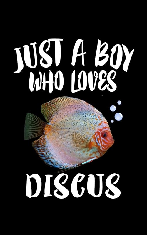 Just A Boy Who Loves Discus: Animal Nature Collection by Marko Marcus