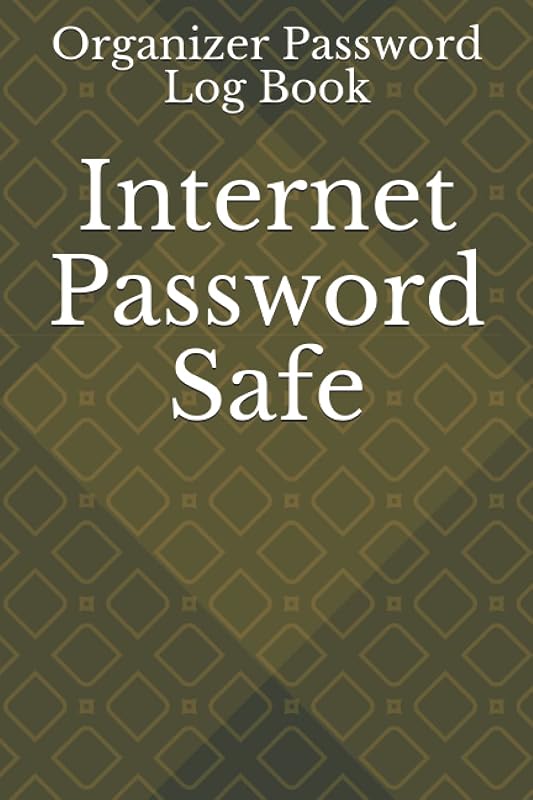 Internet Password Safe: Keeper and Organizer Internet Username and Password Log Book - Password book 6x9 inch 110 Pages by Organizer Keeper N.C Password books