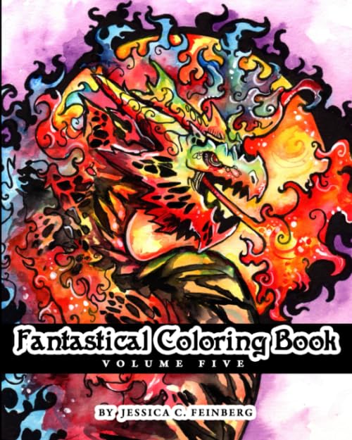 Fantastical Coloring Book #5 (Fantastical Coloring Books) by Jessica Feinberg